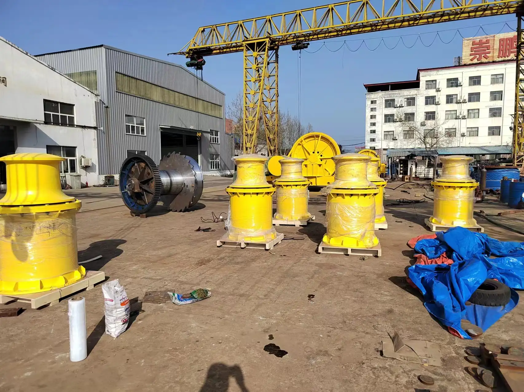 10T electric vertical capstan