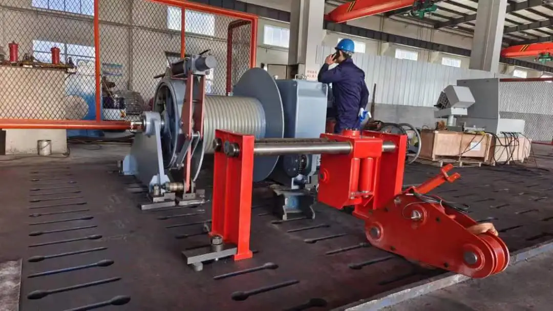 12T electric towing winch