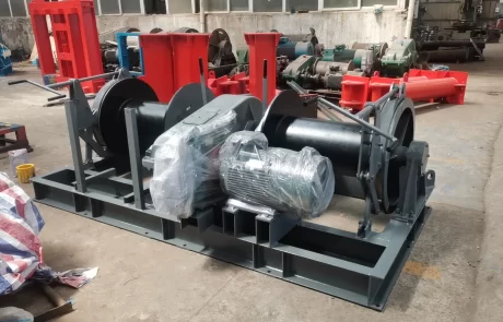 8T double drum slipway winch