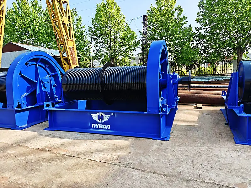 heavy duty marine pulling winch
