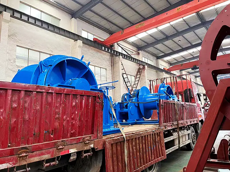 heavy duty winch packing and delivery