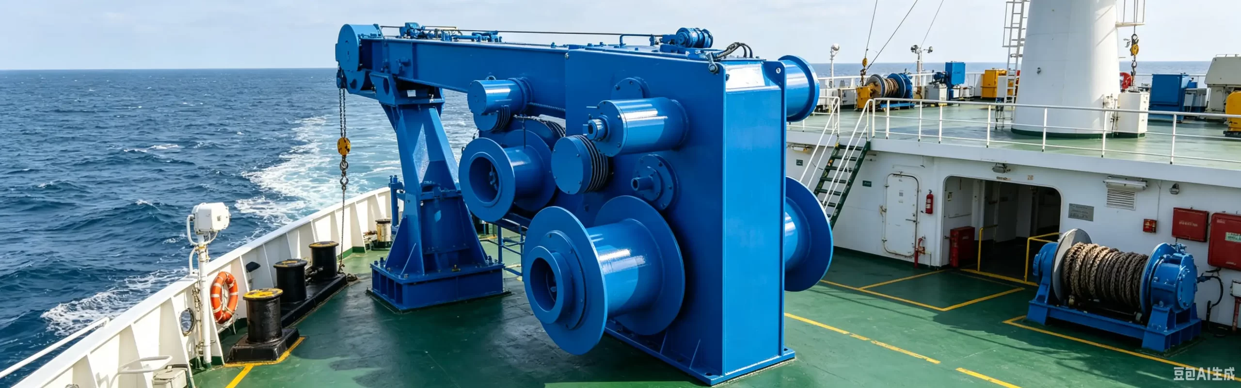 Davit Winch rescue boat winch