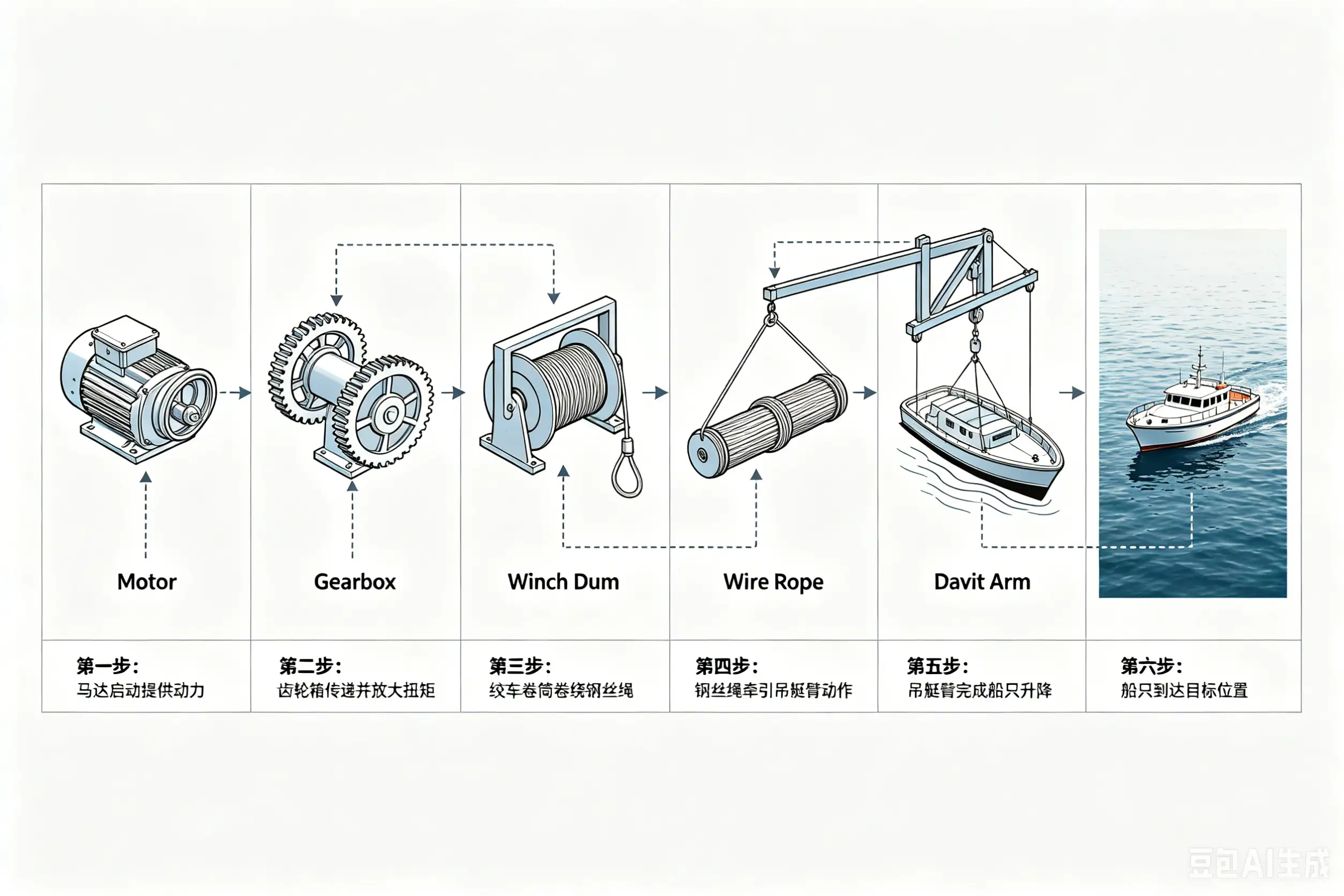How Does a Davit Winch Work