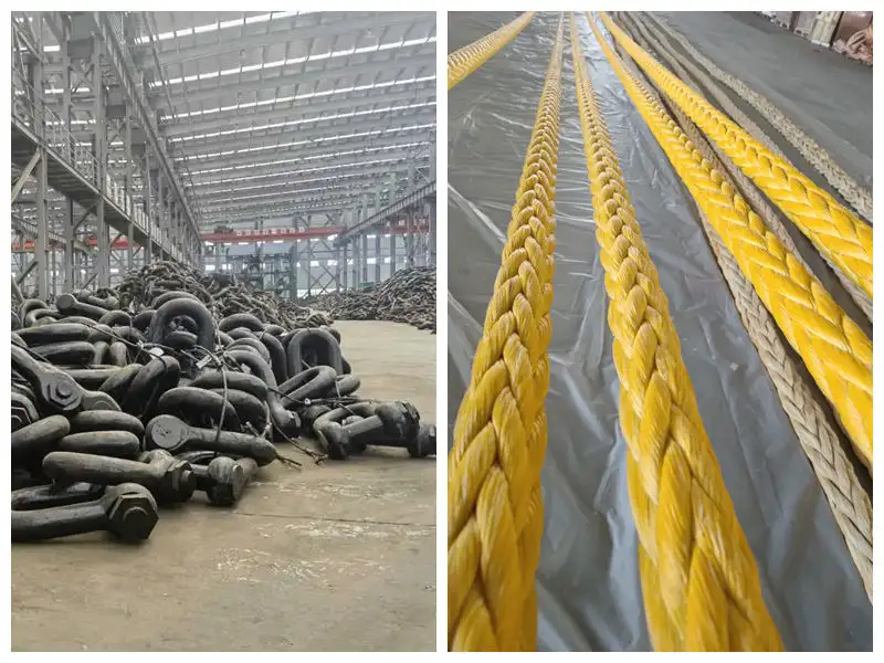 Mooring Chains and Ropes