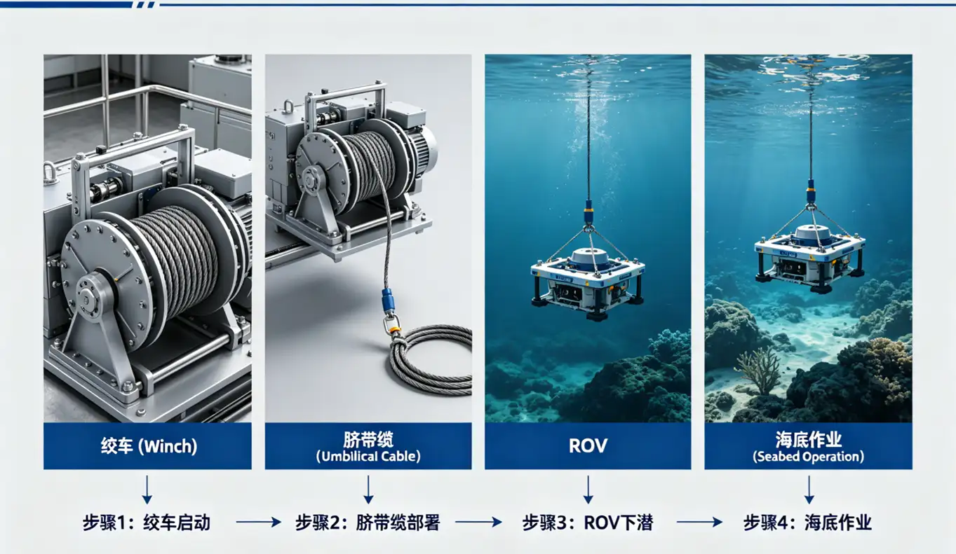 ROV winch working principle ROV winch working principle