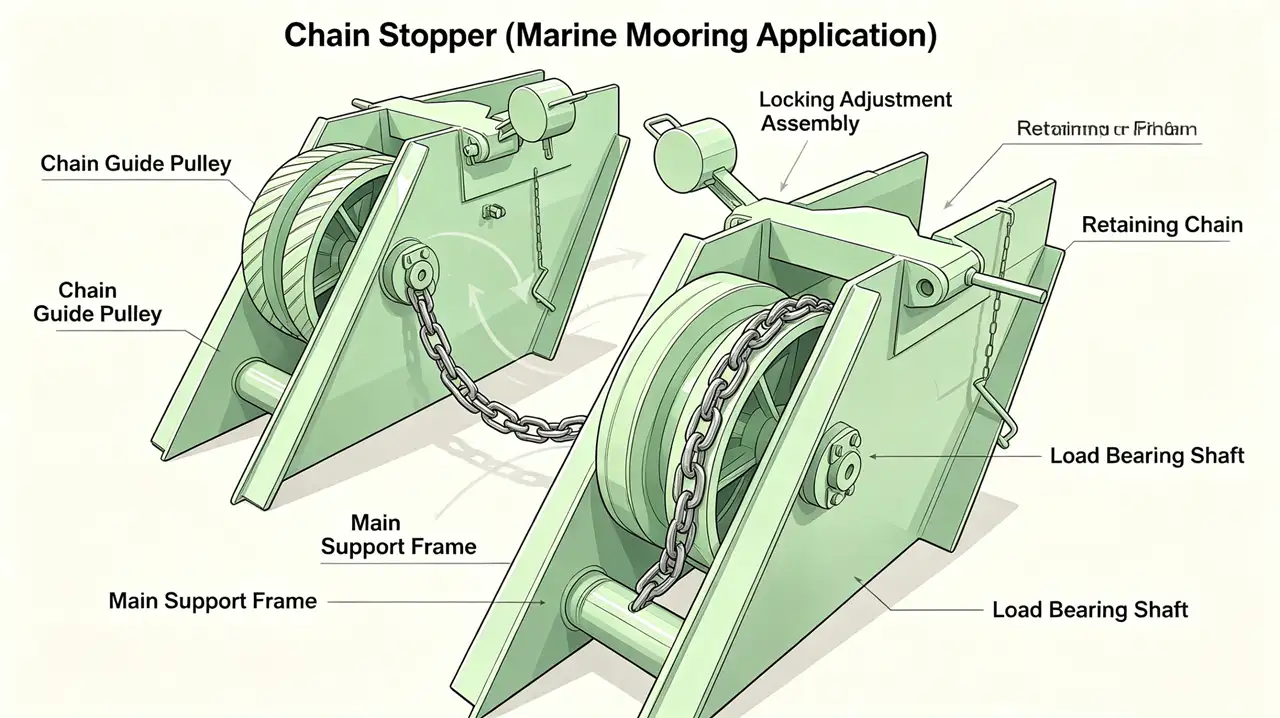 how does marine chain stoppers work