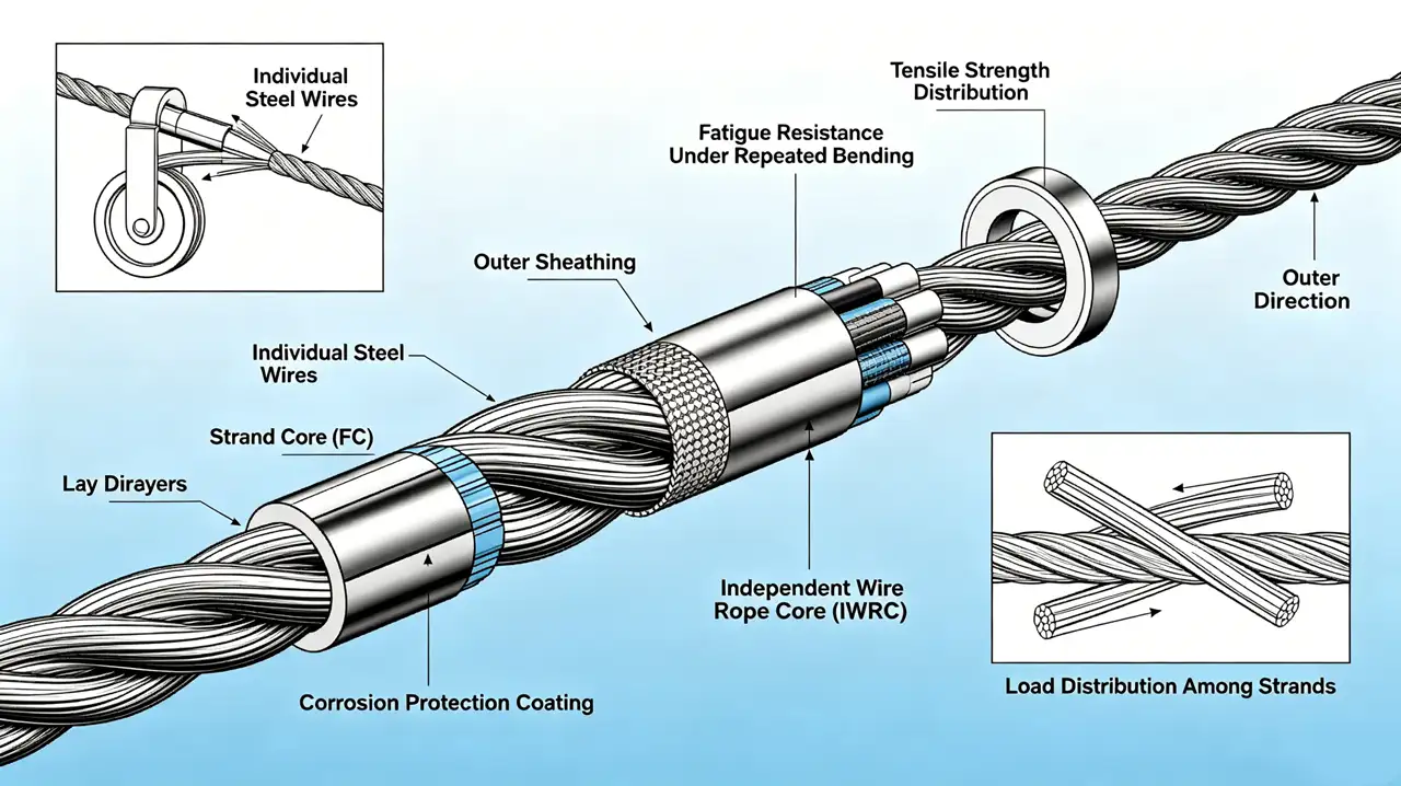 how does marine wire ropes work how does a marine shark jaw work