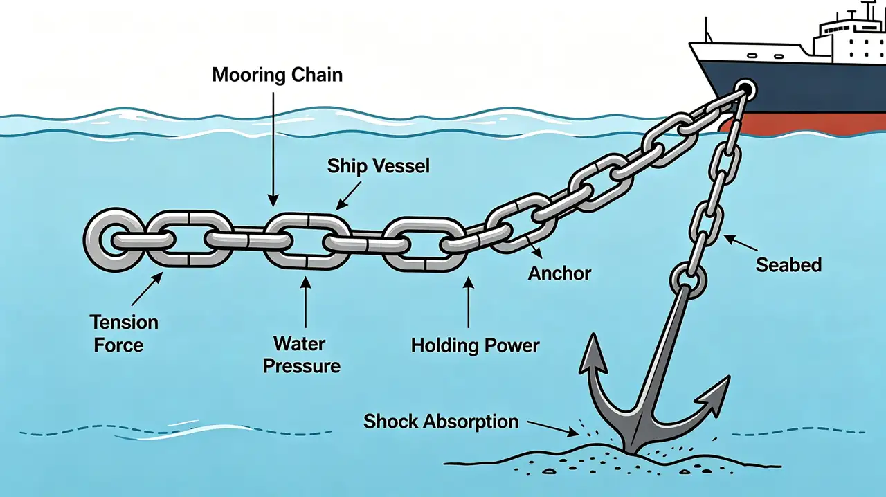 how does the mooring chains work how does the mooring chains work